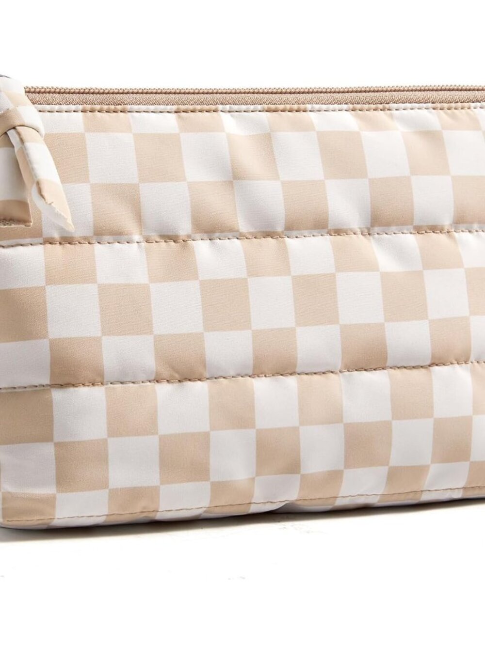 Small Makeup Bag, Machine Washable Puffy Cosmetic Pouch